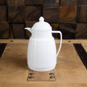 GARRAFA TÉRMICA ELEGANTE E COMPACTA DE PLÁSTICO E AMPOLA DE VIDRO  Essência Branca 300ml - Wolf