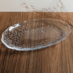 Travessa de Vidro Lyor New Butterfly 31x20cm Elegante e Sofisticada Ideal para Mesa Posta Decorada