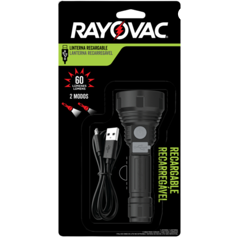 Lanterna Recarregável Mini Rayovac
