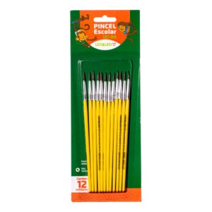 Pincel ARTISTICO Redondo, Escolar Nº: 121-04 Pct/12 Leoeleo