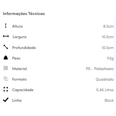 Pote Hermético Organizador para Alimentos com Anel de Vedação Empilhável - 450 ML - Imagem 8