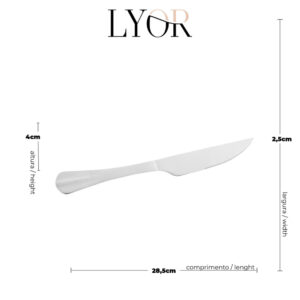 Faca para Assado de Aço Inox Positano 28,5cm