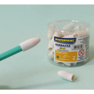 BORRACHA PONTEIRA 50 UND , USAR COM LÁPIS, BORRACHA BRANCA, BORRACHA DE LÁPIS