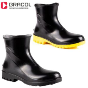 Bota Galocha PVC ACQUAFLEX Impermeável/Antiderrapante Cano Curto  Trabalho Profissional e Doméstico