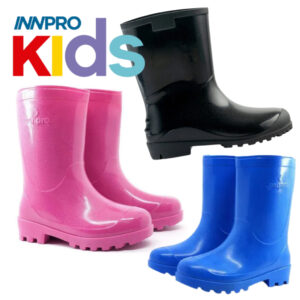 Bota Galocha PVC Infantil Impermeável e Antiderrapente Leve e Confortavél para Escola Park Chuva Terra Pesca Passeio