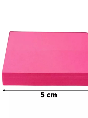 kit c/ 05 bloco adesivo de nota Neon, 400 folhas - Imagem 2