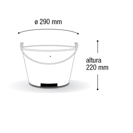 Balde 10 LT Arqplast REFORÇADO - Kit com 3 und. - Imagem 2