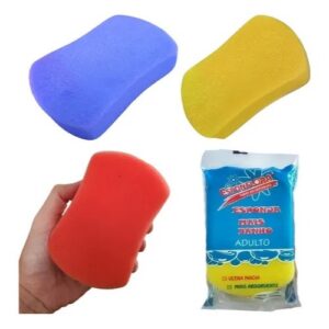 Esponja Banho Adulto Bucha Mais Banho Macia Higiene, buchinha de banho